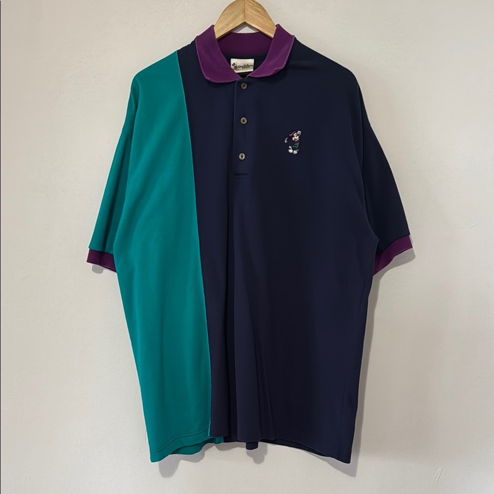Vintage Walt Disney World Mickey Mouse Golf Polo Shirt / XXL / Disney